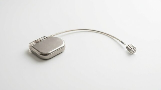 Vagal Nerve Stimulator Device on White Background