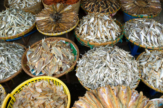 Dried Seafood Market in Ho Chi Minh City, Vietnam