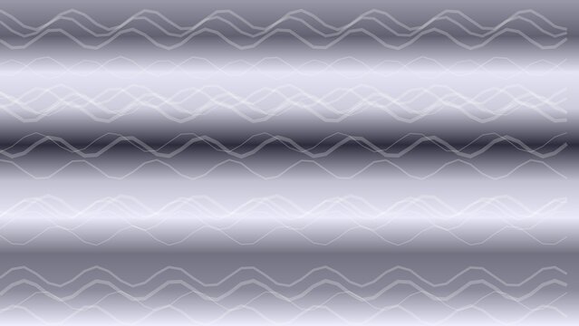 Seamless abstract wavy line pattern in gray tones