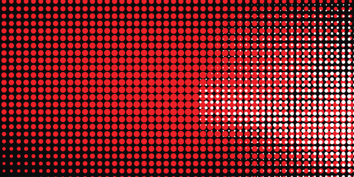 Creative halftone on white background. Vector dots glitter or halftone glitter pattern texture Pop Art Style Background. vector grunge arts red grunge Vector illustration art