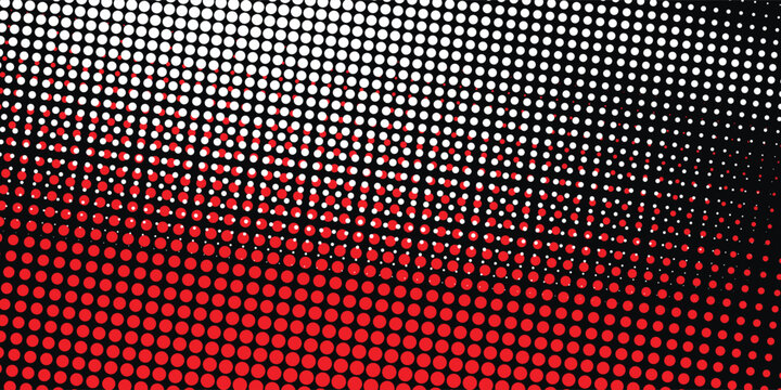 Creative halftone on white background. Vector dots glitter or halftone glitter pattern texture Pop Art Style Background. vector grunge arts red grunge Vector illustration art