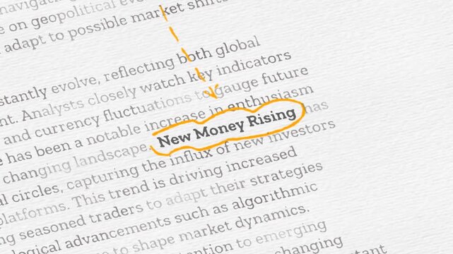 Dollar vs BRICS Financial Shift Typography Animation &ndash; Global Currency Power and Gold Rise