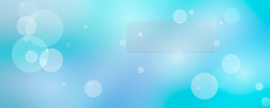 A light blue gradient shimmers with soft bokeh highlights and a faint card-like area, creating an airy backdrop for apps, promos, and announcements.