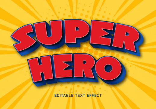 Superhero Text Effect