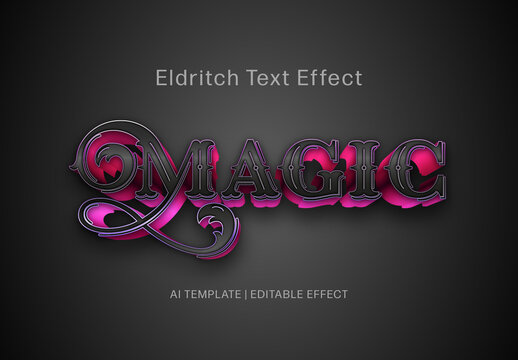 Eldritch Text Effect