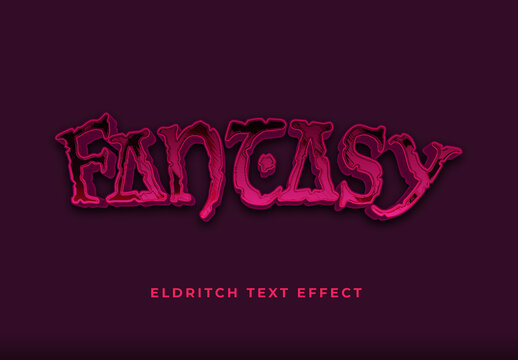 Eldritch Text Effect