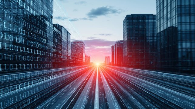 Technology and binary code streams over a smart city urban digital infrastructure