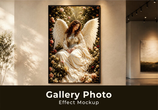 Gallery Photo Effect Mockup