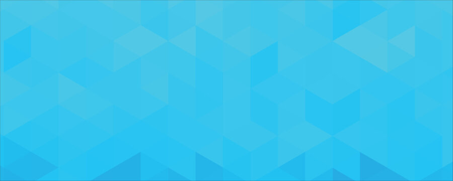 Abstract blue gradient geometric triangle low poly background. Seamless polygonal texture pattern vector illustration template for creative design banner.