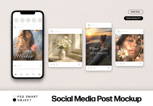 Instagram Social Media Post Mockup
