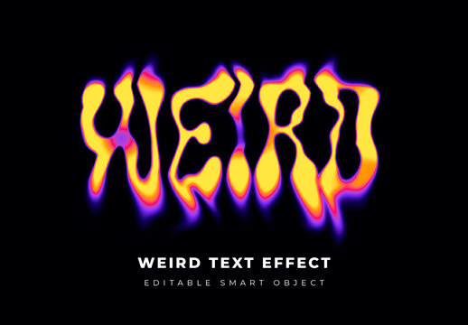 Weird Text Effect