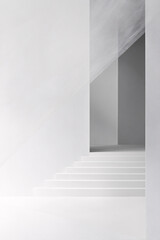 Fototapeta premium Minimalist Modern Hallway