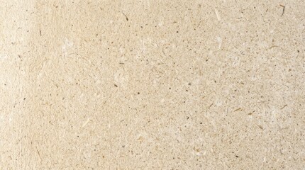 Fototapeta premium Speckled recycled paper texture background with light beige granular surface backdrop background