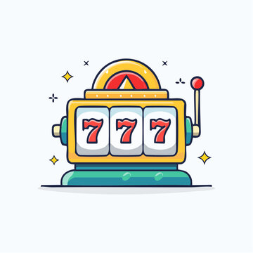 Slot Machine with Triple Sevens