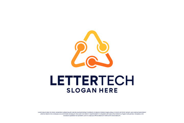Fototapeta premium Initial Letter A Logo Design For Corporate Identity And Branding