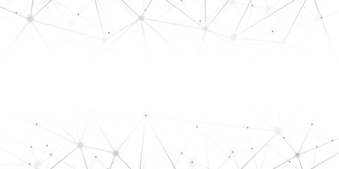 Abstract Network Connection Background with Polygonal Lines and Connected Dots Technology Vector EPS 10 © MEDIA