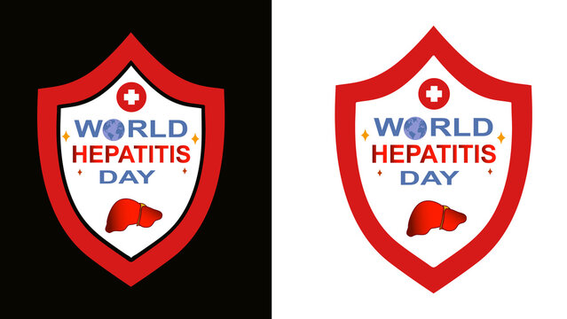 Transparent png background World Hepatitis Day horizontal three dimensional artwork design. July 28.