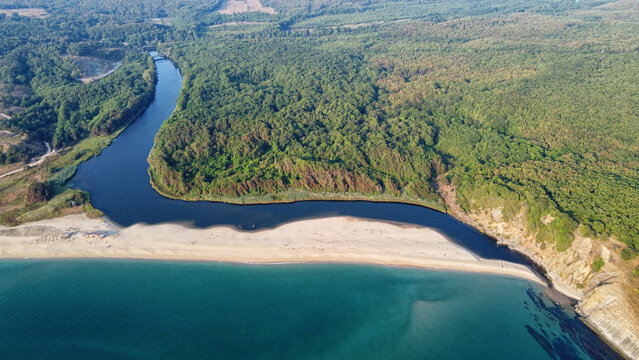 Where the Veleka River Meets the Black Sea