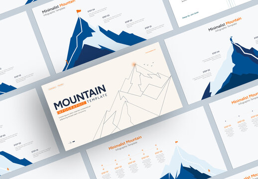 Mountain Infographic Template