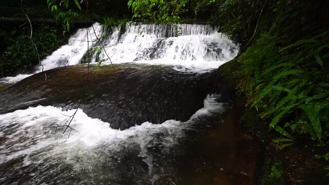 Kanghan Nam Waterfall. Phu Hin Rong Kla National Park ,THAILAND