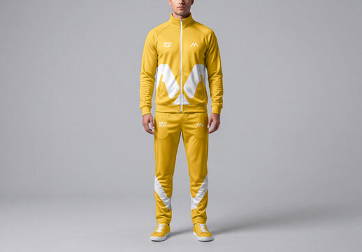 Men Tracksuit Mockup