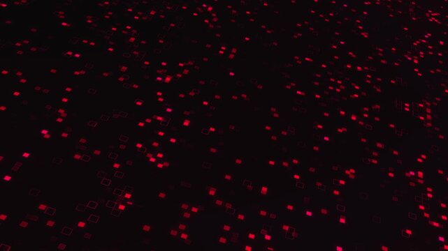 Abstract colourful disco flashing lights blinking wall animation. Led spotted screen floodlight lights flashing wall. Spotlight of wall stage led blinking. Shining halftone dots blinking overlay.