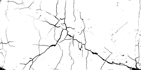 A wall with cracks and holes in it. The wall is white and the cracks are visible. The wall appears to be old and worn down © Just Choice