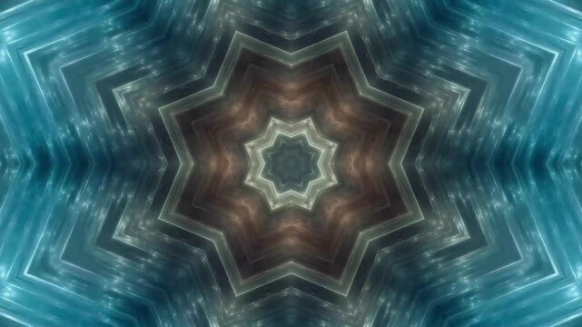 Abstract swirling blue geometric pattern with hypnotic concentric shapes design