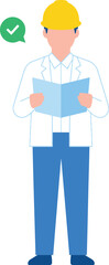 Fototapeta premium doctor with clipboard