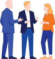 Obraz premium two business people shaking hands
