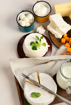 Fresh dairy products.