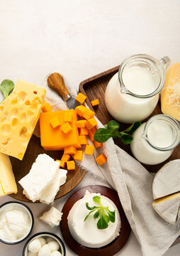 Fresh dairy products.
