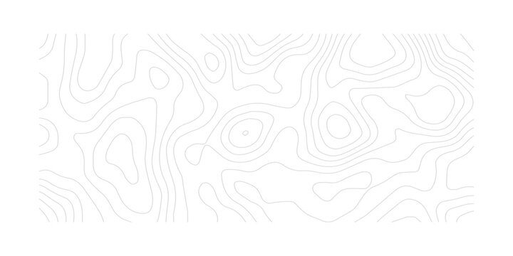 Seamless Abstract Geographic Terrain Pattern with Flowing Contour Lines, Mountain Relief Formation, Elevation Mapping and Detailed Topography Inspired Surface Background