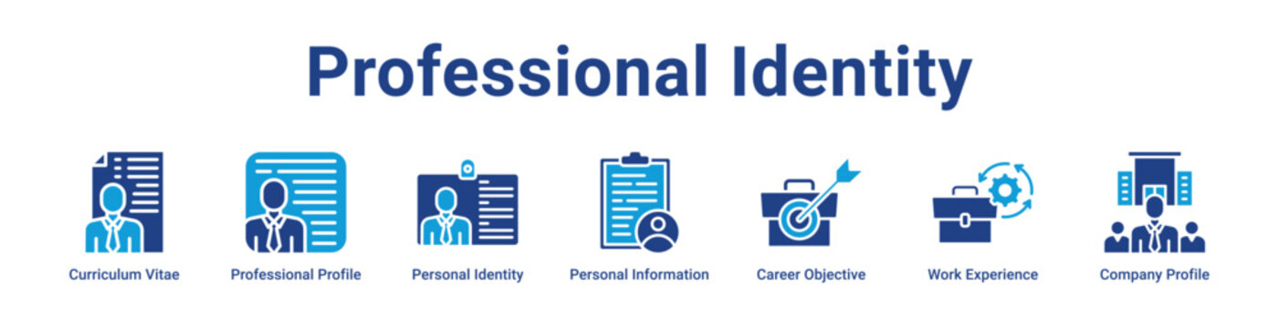 -Professional Identity Web Icon Banner and Collection