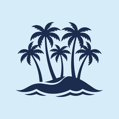 Obraz premium Modern-Palm-Tree-Art