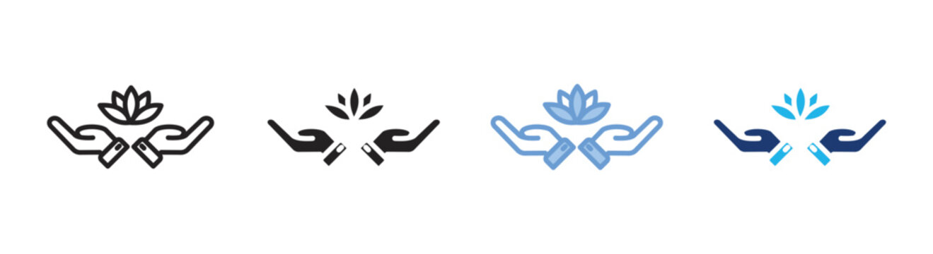 Mediation icon set multiple style collection