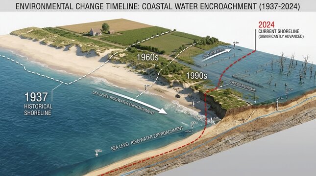 Coastal Defense Evolution: 1937 to 1944 - Beach, Sea, and Land