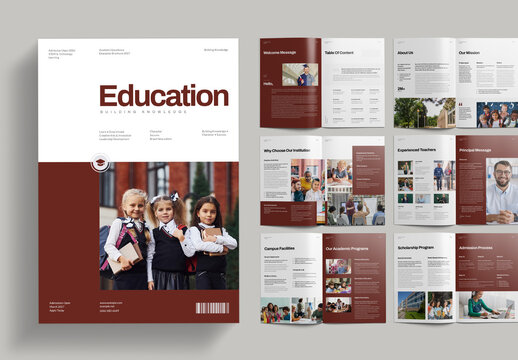 Education Brochure Template Design