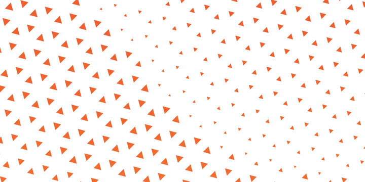 Modern white background with red triangle halftone grid texture. Elegant geometric mosaic pattern vector illustration for premium corporate backdrop cover.