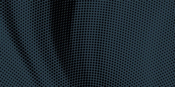 Premium abstract black halftone texture with smooth dynamic fluid layout. Minimalist geometric dot matrix vector backdrop for luxury corporate website