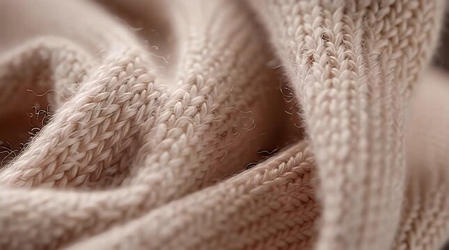 Closeup of Soft Wool Fabric Texture for Background