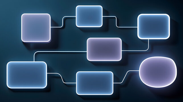 Connected Workflow System Infographic Template