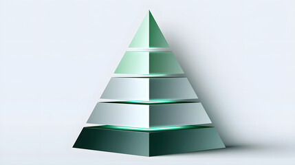 Fototapeta premium Modern Pyramid Framework for Presentations