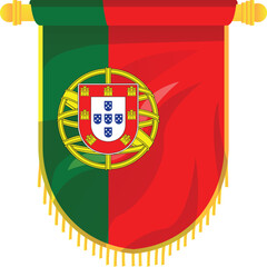 Obraz premium International Pennant Flag portugal