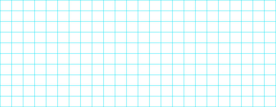 Standard Blue Graph Paper Grid on White Background, Clean Mathematical Pattern and Educational Notebook Texture