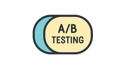 A B testing icon design. © acong