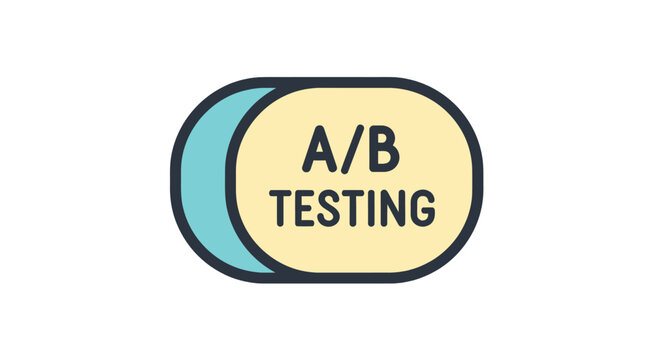 A B testing icon design.