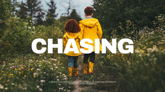 Bold Typography Slideshow