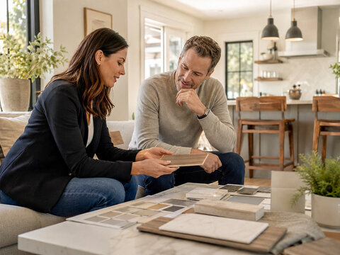 Interior Design Consultation With Clients