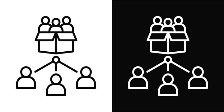 Resource Allocation black and white background style collection